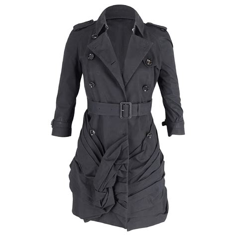 burberry trench with lingerie|burberry pleated trench.